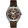 Emporio Armani Brown Dial And Leather Strap Men's Watch AR11482