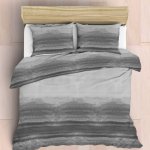 Soft Touch Essentials DUVET COVER SET - Gradient Grey - 3 4 150 X 200CM