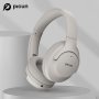 Picun ANC-05 Hybrid Active Noise Cancelling Headphones With Built-in Microphone 100H Playing Time Hi-res Audio & Deep Bass Wireless Over Ear Foldable Headphones For