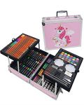 Unicorn 145PC Art Set With Aluminum Box For Kids