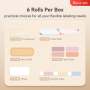 NB617 - - D11 / D101 / D110 / H1S - Tag Master Home Use Label Set - 9 Assorted Rolls - Total 660 Labels 6 Rolls Set