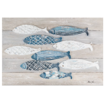 School Of Fish 2 Wall Art Canvas Painting 600 X 900