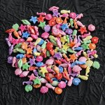 100PCS 10MM Ocean Series Mixed Color Acrylic Beads Suitable For Diy Bracelet Necklace Mobile Phone Chain Keychain Decoration Mat
