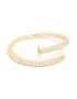 Goldair Gold Plated Sterling Silver Adjustable Nail Ring