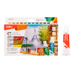 Acrylic Colour 12 Colour 12ML TUBE Assorted – EC12-12