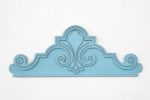 Blue Wooden Pediment 45X118