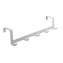 Alinzo Bathroom Organizer Rack Over The Door 5 Hooks Home Clothes Coat Hat Towel Hanger Bedroom Underwear Storage Rack