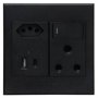 Major Tech Veti USB A & C Socket 3V29GG - Graphite