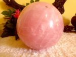 Rose Quartz Pink Stone Ball