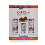 Pomegranate Collagen Kit For Strong Healthy Hair 3 Pack