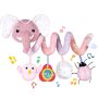 Koty Newborn Car Seat Toys Stroller Toys For Babyies 0-6 Months Infant Activity Spiral Plush Toys Hanging - Carseat Stroller Crib With Musical Rattle