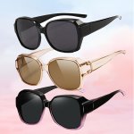 1PCS Unisex Casual Over-prescription Fashion Glasses PC Frame & Plastic Lens Anti-slip Sports Style Eyewear For Outdoor & Drivin