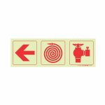 Parrot Photoluminescent 190MM F8 Safety Sign