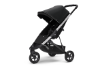 Thule Spring Stroller - Silver Frame - Midnight-black