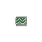 Composable Classic Link Zigzag Lines In Enamel