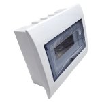 Din Rail Distribution Box 8 Way Flush