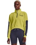 Women's Ua Run Trail Crop Zip - Odyssey Yellow Md