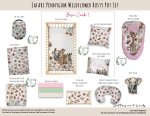 Cot Duvet Bedding Safari Pennygum Wildflower Rusty Pot