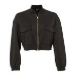 Black Zip Track Top