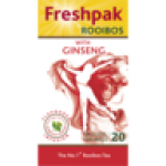 Freshpak Rooibos With Ginseng Taglesss Tea Bags 20 Pack