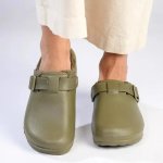 Desi Fur Slip On - Khaki - 8