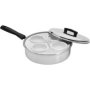 - Egg Poacher 4 Cup With Black Bakelite Handles - 0.9MM Gauge