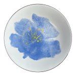 Ceramic Side Plate - Blue Flower