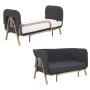 Tutti Bambini Cozee XL Junior Bed & Sofa Expansion Pack - Oak/liquorice