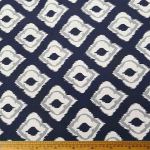 Blue & White Polyester