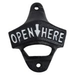 Habitat Cast Iron Bottle Opener Wall Mounted Height: 10CM