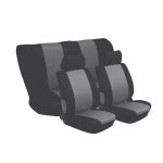 STINGRAY Nexus 6 PC Car Seat Cover Set - Grey