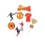 Manchester United Soccer Inspired Birthday Cake Decorating Kit