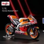 Model Bike 1:18 Maisto 93 Marc Marquez