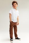 Linen-blend Grandad Shirt - White
