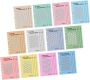 48PCS Savings Envelopes Binder For Euro Saving Challenge Cash Organizers