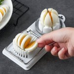 1PC Household Multifunctional Egg Cutter Egg Slicer For Hard Boiled Eggs 2 In 1 Egg Chopper divider dicer cutter Kitchen Gadgets