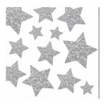Serviette - Stella Lucenti Silver 33X33CM