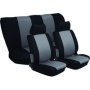 STINGRAY Nexus Full Car Seat Cover Set 6 Piece Black/grey
