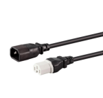 LinkQnet 3M Kettle Male To Female Power Cable - CAB-PWR-KMKF-3M