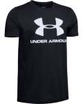 Boys' Ua Sportstyle Logo Short Sleeve - BLACK-001 Ymd