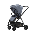 Denim Linen Grey High Rider Smart Stroller