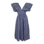Blue Printed Dress