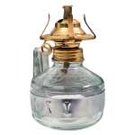 Golden Glass Based Paraffin Lamp