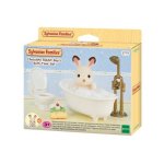 Sylvanian Chocolate Rabbit Boy’s Bath Time