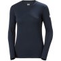 Women's Hh Technical Quick-dry Longsleeve Crew Shirt - 597 Navy / XS
