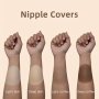 1pcs Silicone Nipple Covers Invisible Breast Petals Reusable & Washable For Multiple Skin Tones Anti-Slip Light & Deep Shades