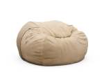 The Jumbo Beanbag - Leather - Beige