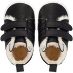 Made 4 Baby Boys Black Sneaker Soft Sole 0-3M