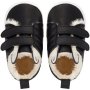 Made 4 Baby Boys Black Sneaker Soft Sole 0-3M