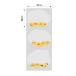 NB473 - - B1 B21 B3S B4 - 41X31MM - 220 Cute Emojis Labels